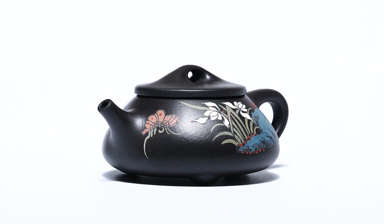 石瓢手工紫砂壺，精致典雅紫砂壺