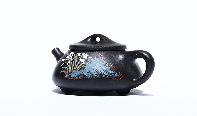 石瓢手工紫砂壺，精致典雅紫砂壺