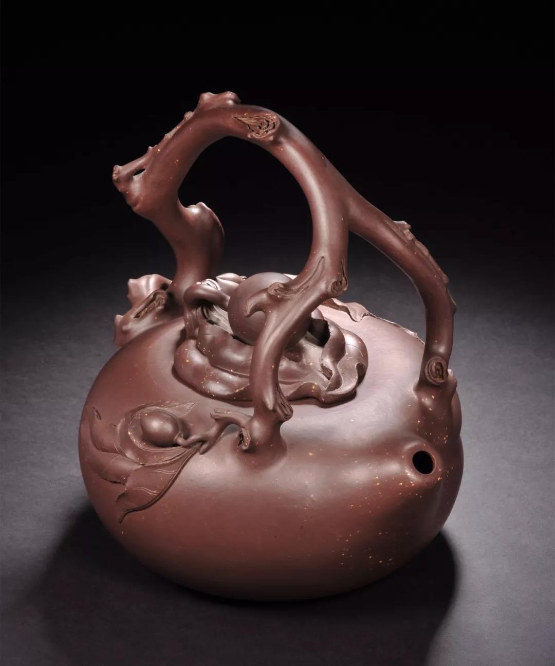 10種最美花器提梁壺，精美別致雕花紫砂壺!