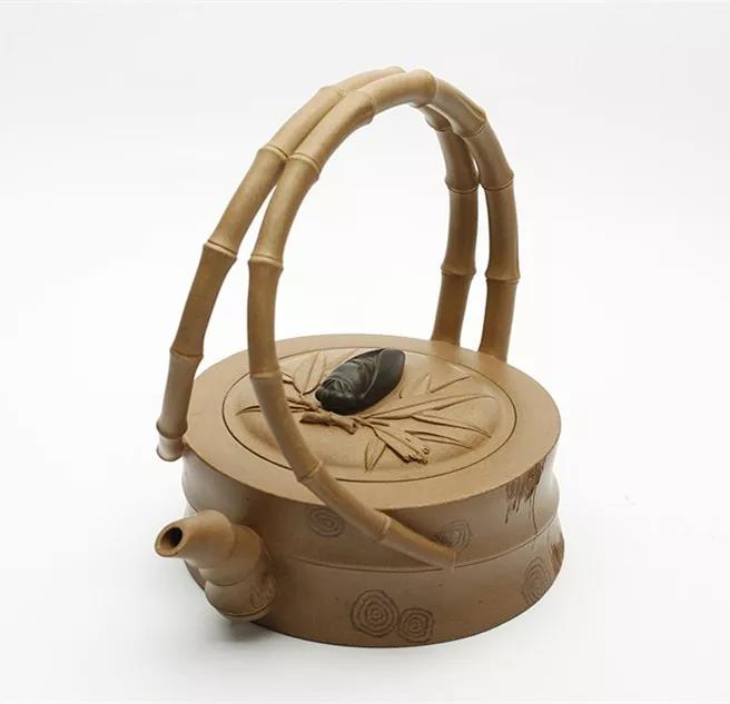 10種最美花器提梁壺，精美別致雕花紫砂壺!